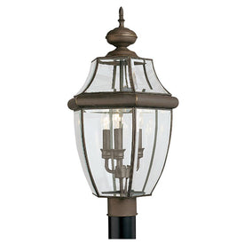 Lancaster Three-Light LED Outdoor Post Lantern