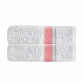 Unique Turkish Cotton Two-Piece Bath Towel Set