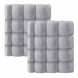 Vague Turkish Cotton Eight-Piece Washcloth Set