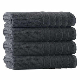Veta Turkish Cotton Four-Piece Bath Towel Set