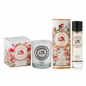 Rose Scented Candle and Eau de Parfum Set