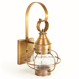 Caged Onion Single-Light Small Outdoor Wall Lantern