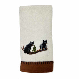 Black Bear Lodge Hand Towel