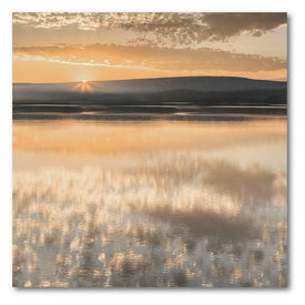 Serene Sunrise 16" x 16" Gallery-Wrapped Canvas Wall Art