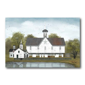 Star Barn Horse Farm 30" x 40" Gallery-Wrapped Canvas Wall Art