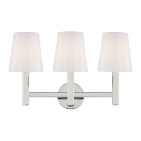 Logan Three-Light Bathroom Vanity Fixture by Thomas O'Brien