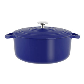 Enameled Cast Iron 7-Quart Round Dutch Oven with Lid