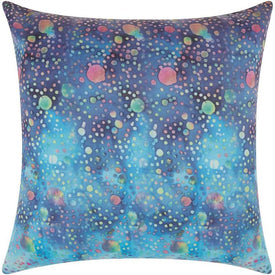 Mina Victory Watercolor Dots Multi-Color 20" x 20" Outdoor Throw Pillow