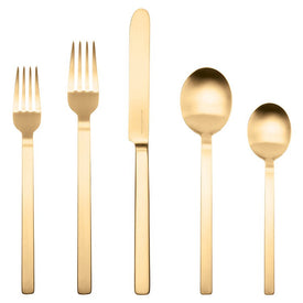 Stile 20-Piece Ice Oro Flatware Set