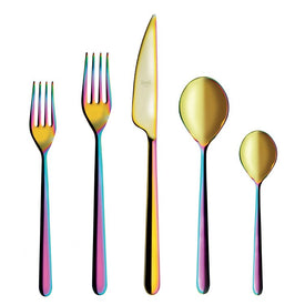 Linea Five-Piece Arcobaleno (Rainbow) (Rainbow) Flatware Set