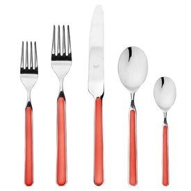 Fantasia 20-Piece New Coral Flatware Set