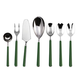Fantasia Seven-Piece Green Serving Set