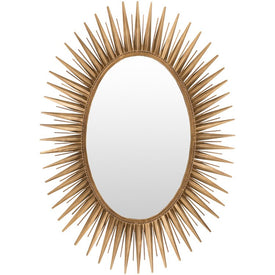 Nihal 30" x 42" Oval Starburst Wall Mirror
