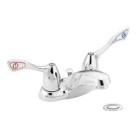 M-Bition Two Handle Bathroom Faucet with Pop-Up Drain