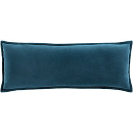 12" x 30" Cotton Velvet Pillow with Insert