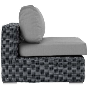 EEI-1868-GRY-GRY Outdoor/Patio Furniture/Outdoor Sofas