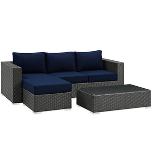 EEI-1889-CHC-NAV-SET Outdoor/Patio Furniture/Outdoor Sofas