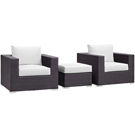 Convene Three-Piece Outdoor Patio Set