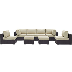 EEI-2204-EXP-BEI-SET Outdoor/Patio Furniture/Outdoor Sofas