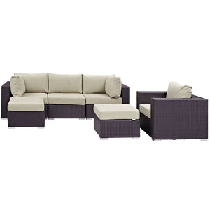 EEI-2207-EXP-BEI-SET Outdoor/Patio Furniture/Outdoor Sofas