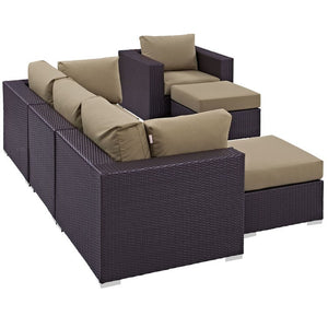EEI-2207-EXP-MOC-SET Outdoor/Patio Furniture/Outdoor Sofas