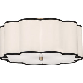 Axis Four-Light Flush Mount Ceiling Fixture