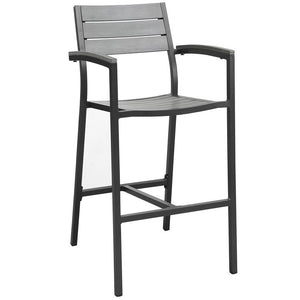 EEI-1754-BRN-GRY-SET Outdoor/Patio Furniture/Patio Bar Furniture