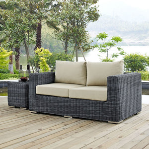 EEI-1865-GRY-BEI Outdoor/Patio Furniture/Outdoor Sofas