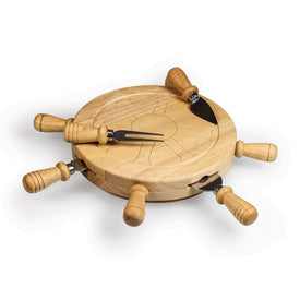 Mariner Lazy Susan Cheese Board and Tools Set