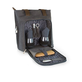 Sonoma Wine and Cheese Picnic Tote, Gray