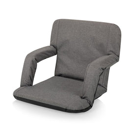 Ventura Portable Reclining Stadium Seat, Heathered Gray