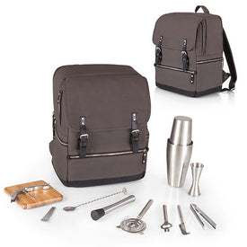 Bar Backpack Portable Cocktail Set, Gray