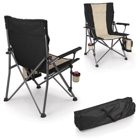 Big Bear XL Folding Camp Chair with Cooler, Black