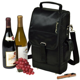 Two-Bottle Wine Tote with Corkscrew