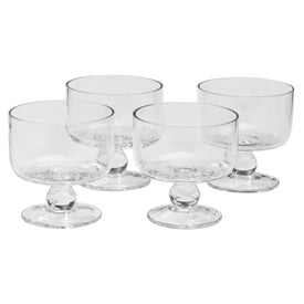 Simplicity Coupe Glasses Set of 4