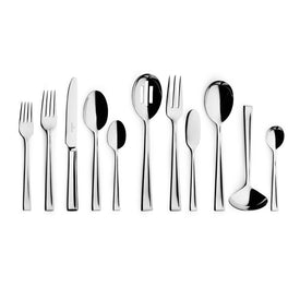 Victor 46-Piece Stainless Steel Flatware Set