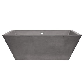 Mendocino 66" x 34" x 23" Freestanding Bathtub in Ash