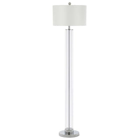 Lovato Single-Light Floor Lamp - Clear