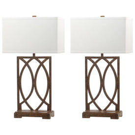 Jago Two-Light Table Lamps Set of 2 - Antique Gold