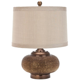 Alexis Single-Light Bead Table Lamp - Copper