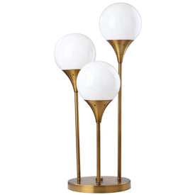 Marzio Three-Light Table Lamp - Brass Gold