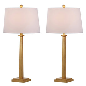 Andino Two-Light Table Lamps Set of 2 - Gold