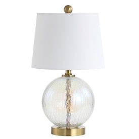 Riglan Single-Light Table Lamp - Clear/Gold