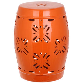 Sakura Garden Stool - Orange