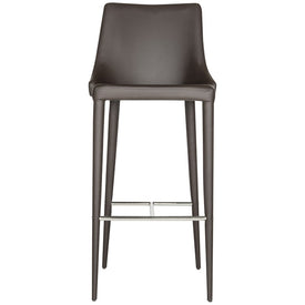 Summerset Bar Stool - Brown/Chrome