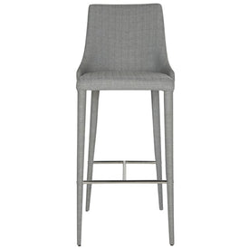 Summerset Bar Stool - Gray/Chrome