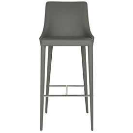 Summerset Bar Stool - Gray/Chrome