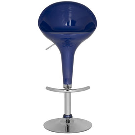 Zorab Swivel Bar Stool - Navy Blue