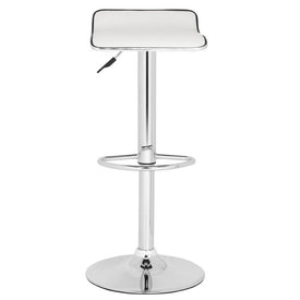Chaunda Swivel Bar Stool - White
