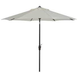 UV-Resistant Ortega 9 Ft Auto Tilt Crank Umbrella - Natural